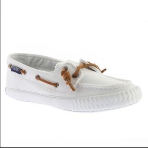 Sperry White Boat Shoes